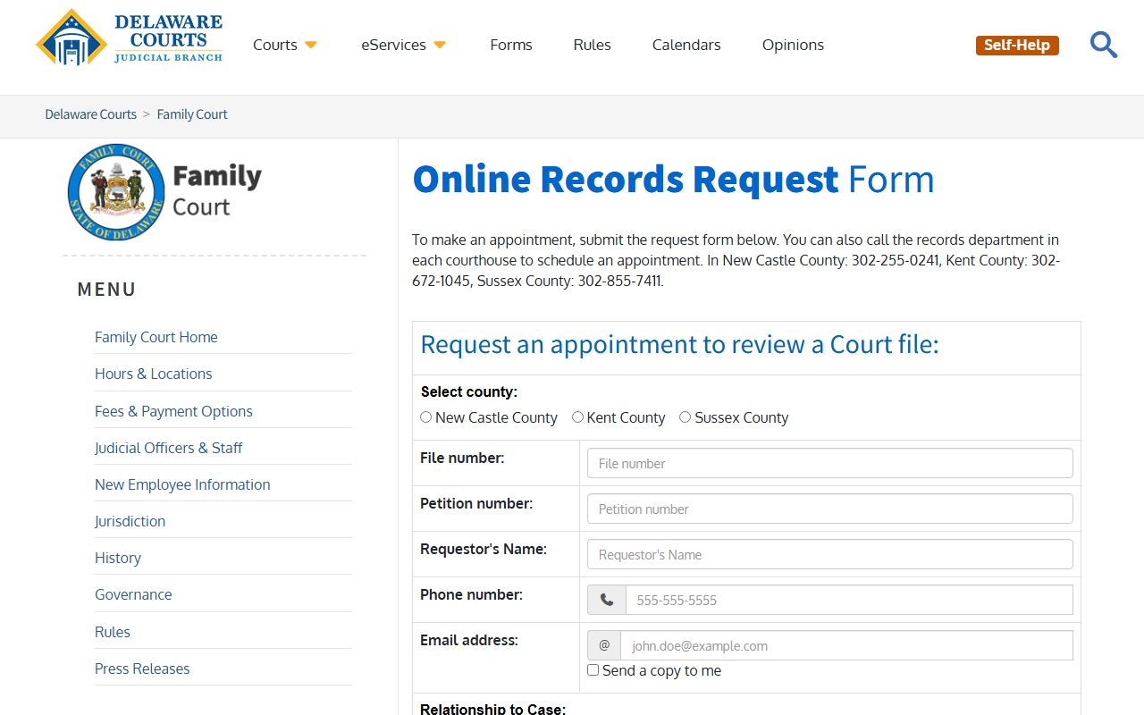 Milford Dissolution Of Marriage records request